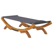 vidaXL Outdoor Lounge Bed 100x188.5x44 cm Solid Bent Wood Anthracite vidaXL Outdoor Lounge Bed 100x188.5x44 cm Solid Bent Wood Anthracite