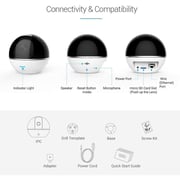 Ezviz C6TC Mini 360 Plus Indoor Security Camera and Contec TP500 Thermometer