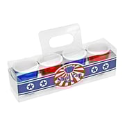 Fairly Odd Novelties Red & Blue Redneck Party Shot Glasses, 2Oz Hard Plastic Melamine Cups, 4-Pack Fairly Odd Novelties Red & Blue Redneck Party Shot Glasses, 2Oz Hard Plastic Melamine Cups, 4-Pack