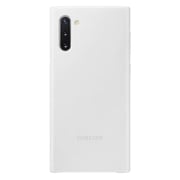 Samsung Note 10 Leather Cover - White