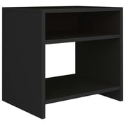 vidaXL Bedside Cabinet Black 40x30x40 cm Engineered Wood vidaXL Bedside Cabinet Black 40x30x40 cm Engineered Wood