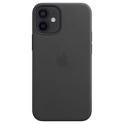 Apple iPhone 12 mini Leather Case with MagSafe - Black Apple iPhone 12 mini Leather Case with MagSafe - Black