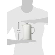 Le Creuset Stoneware French Press, 34 Oz., White Le Creuset Stoneware French Press, 34 Oz., White