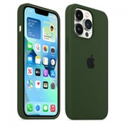 Margoun Silicone Case Cover for Apple iPhone 13 Pro Max - Dark Olive Green