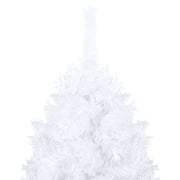 vidaXL Artificial Christmas Tree with Thick Branches White 180 cm PVC vidaXL Artificial Christmas Tree with Thick Branches White 180 cm PVC