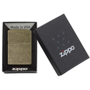 Zippo 201fb Classic Antique Brass Windproof Lighter