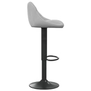 Vidaxl Bar Stool Light Grey Velvet Vidaxl Bar Stool Light Grey Velvet