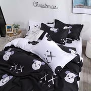 Single Size Bedding Set Of 4pcs Emo Cartoons Design