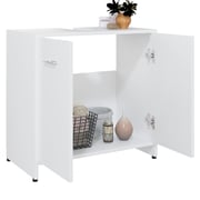 vidaXL Bathroom Cabinet White 60x33x61 cm Engineered Wood vidaXL Bathroom Cabinet White 60x33x61 cm Engineered Wood