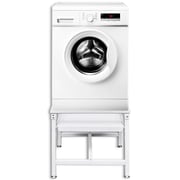 vidaXL Washing Machine Pedestal with Pull-Out Shelf White vidaXL Washing Machine Pedestal with Pull-Out Shelf White