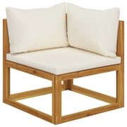 Vidaxl 5 Piece Garden Lounge Set With Cushions Solid Acacia Wood Vidaxl 5 Piece Garden Lounge Set With Cushions Solid Acacia Wood