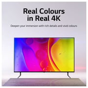 LG NanoCell TV 65 inch NANO79 Series, Cinema Screen Design 4K Active HDR webOS22 with ThinQ AI - 65NANO796QA