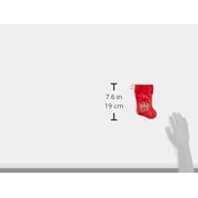 Mirage Pet Products Argyle Paw Red Screen Print Velvet Christmas Stocking Red, 18 Mirage Pet Products Argyle Paw Red Screen Print Velvet Christmas Stocking Red, 18