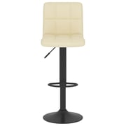 Vidaxl Bar Stools 2 Pcs Cream Fabric Vidaxl Bar Stools 2 Pcs Cream Fabric