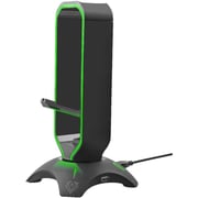 Vertux EXTENT Headphone Stand & USB Hub Black Vertux EXTENT Headphone Stand & USB Hub Black