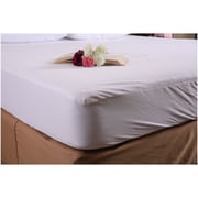 Terry Cotton Water Proof Mattress Protector White 150X200X30cm