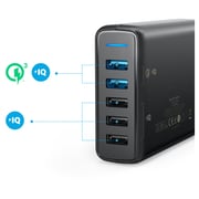 Anker PowerPort Speed 5 Ports - Black Anker PowerPort Speed 5 Ports - Black