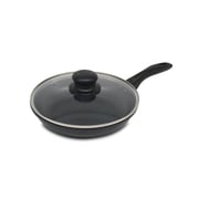 HOMEWAY - 24cm NON-STICK FRYING PAN WITH LID, FOOD GRADE ALUMINIUM WITH NON-STICK LAYER COATING - HW-1100-FP24 HOMEWAY - 24cm NON-STICK FRYING PAN WITH LID, FOOD GRADE ALUMINIUM WITH NON-STICK LAYER COATING - HW-1100-FP24