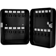 Rubik Key Cabinet Wall Mount Design Safe Box with Key Lock (20 Key Capacity) Black