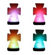 Aura Multi-color Usb Himalayan Salt Lamp - Cross By Photon Aura Multi-color Usb Himalayan Salt Lamp - Cross By Photon