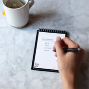 Rocketbook Mini Smart Reusable Notepad, Dot-Grid, 48 Pages, 3.5 Rocketbook Mini Smart Reusable Notepad, Dot-Grid, 48 Pages, 3.5