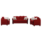 Galaxy Design Euro 3+2+1 Seater Sofa Set Red Wine