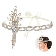 Lurrose Vintage Headpiece 920S Leaf Medallion Headband Wedding Bridal Themed Party Hair Accessories For Women Lurrose Vintage Headpiece 920S Leaf Medallion Headband Wedding Bridal Themed Party Hair Accessories For Women
