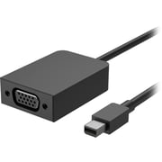 Mini DisplayPort-to-VGA Adapter for Microsoft Surface 3, Surface Pro 3 and 4 and Surface Book - Black Mini DisplayPort-to-VGA Adapter for Microsoft Surface 3, Surface Pro 3 and 4 and Surface Book - Black