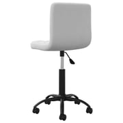 Vidaxl Swivel Office Chair Light Grey Velvet Vidaxl Swivel Office Chair Light Grey Velvet