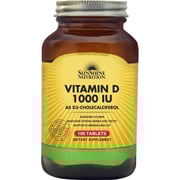 Sunshine Nutrition Vitamin D 1000 IU 100 Tablets NE Sunshine Nutrition Vitamin D 1000 IU 100 Tablets NE