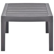 vidaXL Garden Table Mocha 78x55x38 cm Plastic vidaXL Garden Table Mocha 78x55x38 cm Plastic