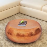 vidaXL Hammered Aluminium Coffee Table Brass/Copper Colour vidaXL Hammered Aluminium Coffee Table Brass/Copper Colour