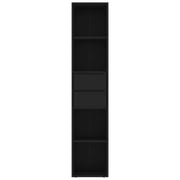 Vidaxl Book Cabinet Black 36x30x171 Cm Engineered Wood Vidaxl Book Cabinet Black 36x30x171 Cm Engineered Wood