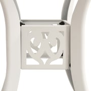 vidaXL Garden Table White 78x78x72 cm Cast Aluminium vidaXL Garden Table White 78x78x72 cm Cast Aluminium