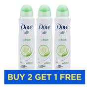 Dove Go Fresh Green Women 150ml - Buy 2 Get 1 Free