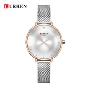 Curren CRN9029-SLVR-Communicating time with ingenious innovation