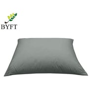 BYFT Orchard Bed Sheet and 2 pillow cases, Set of 3 (Twin Fitted, Grey)