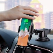 Baseus Car Charger Gravity Car Mount With Inductive Charger Qi (black) Baseus Car Charger Gravity Car Mount With Inductive Charger Qi (black)
