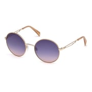 Just Cavalli Shiny Pink / Gradient Blue Metal Women's Sunglasses