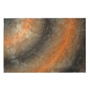 Shaggy Modern Design Carpet Brown/Orange