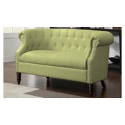 Huntingdon Chesterfield Loveseat in Green Color Huntingdon Chesterfield Loveseat in Green Color