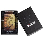 Zippo 49355 49352 Pirate Ship Design 540 Color Windproof Lighter