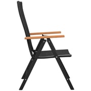 Vidaxl Stackable Garden Chairs 2 Pcs Poly Rattan Black Vidaxl Stackable Garden Chairs 2 Pcs Poly Rattan Black