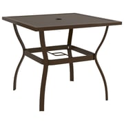 Vidaxl Garden Table Brown 81.5x81.5x72 Cm Steel Vidaxl Garden Table Brown 81.5x81.5x72 Cm Steel