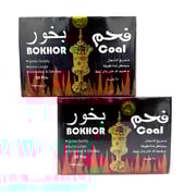 Al Saqer-bakhoor Charcoal-torch Coal 60pcs - 2 Boxes Compo-120 Pcs Al Saqer-bakhoor Charcoal-torch Coal 60pcs - 2 Boxes Compo-120 Pcs
