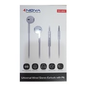 Nova Wired In Ear Headphone White