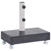 Vidaxl Umbrella Base Black 45x25x8 Cm Granite Vidaxl Umbrella Base Black 45x25x8 Cm Granite