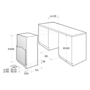Gorenje Built In Refrigerator 126 Litres RBIU6091AW Gorenje Built In Refrigerator 126 Litres RBIU6091AW