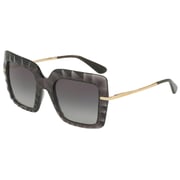Dolce And Gabbana Grey/Gold Plastic Women DG6111-504/8G-51 Sunglasses Dolce And Gabbana Grey/Gold Plastic Women DG6111-504/8G-51 Sunglasses