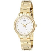 Guess Chelsea Gold Stainless Steel Analog Watch For Women W1209L2 Guess Chelsea Gold Stainless Steel Analog Watch For Women W1209L2